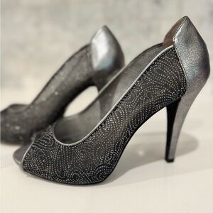 Style & Co. Black Pumps with Silver Accents - Women's Dress Heels
